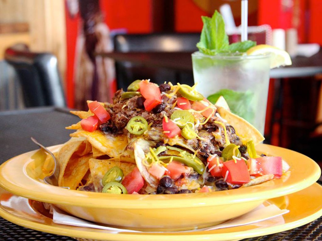 Loaded Nachos at Redds 30A