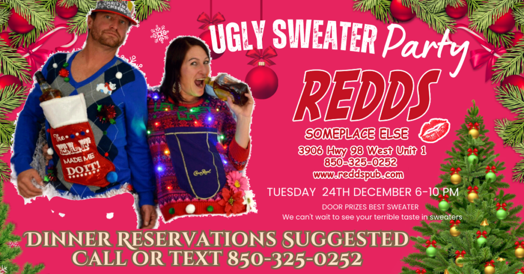 Ugly Sweater Party Redds 30a