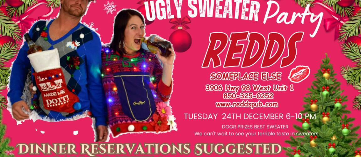 Ugly Sweater Party Redds 30a